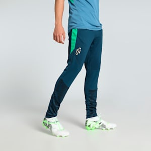 Neymar JR "BNA" Men's Football Training Pants, Blue Horizon-Grassy Green, extralarge-IND